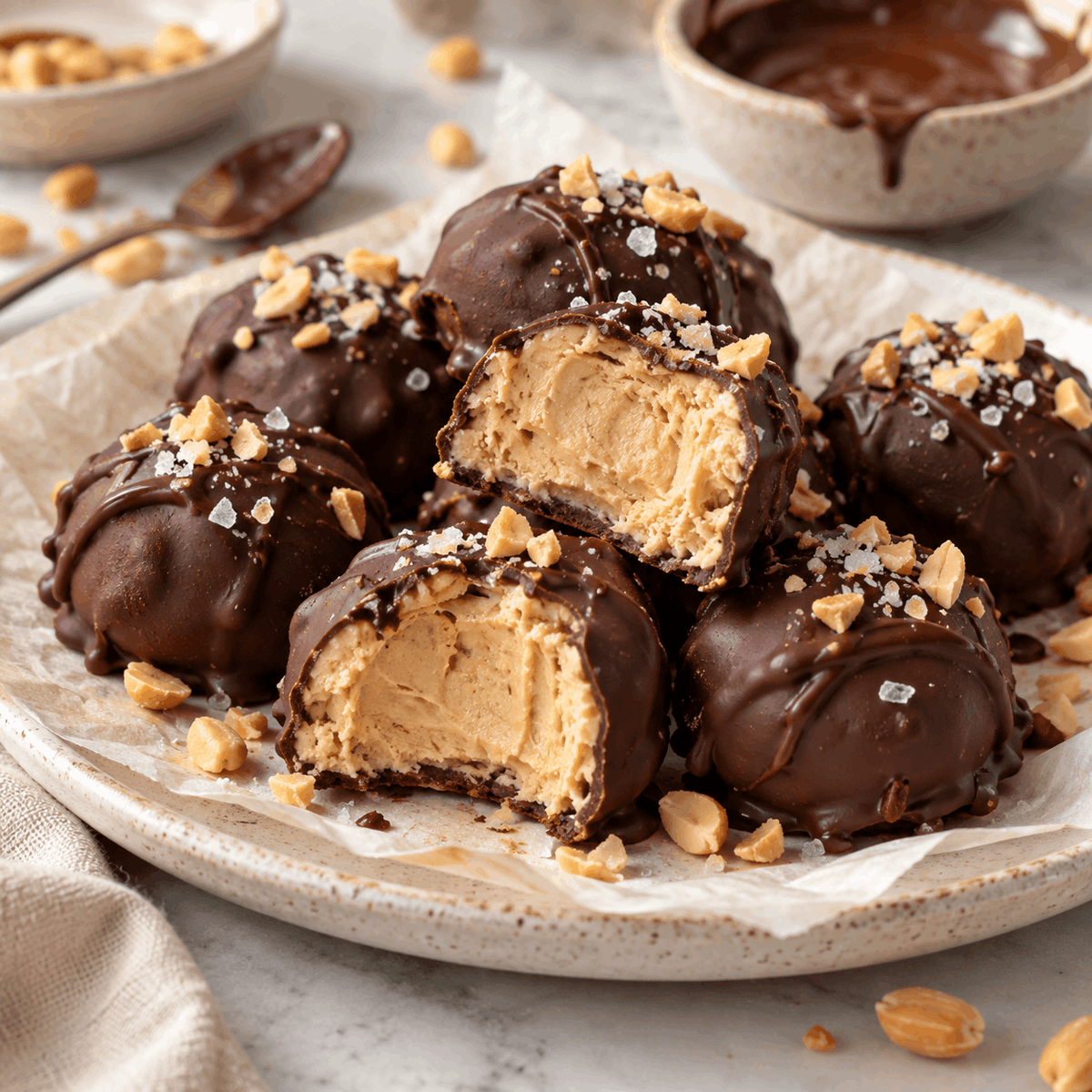 Scoops Peanut Protein Yogurt Bites